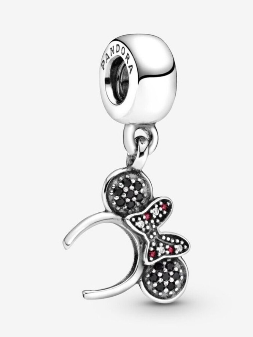 Pandora Minnie Mouse Pavé Headband Dangle Charm